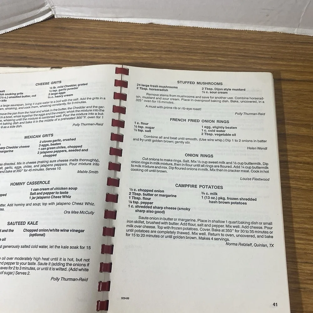 VTG 1989 Lake Tawakoni Texas In Good Taste II Cookbook Civic Club Regional Comb